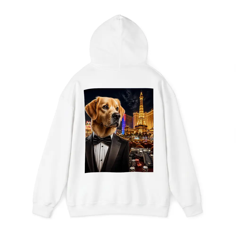 Golden Retriever Tuxedo Las Vegas Night – Hoodies