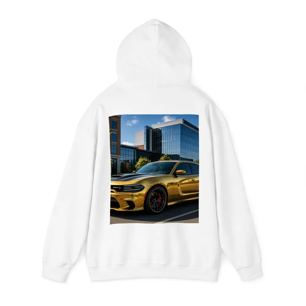 Gold Dodge Charger SRT Hellcat Urban Parking – Hoodies