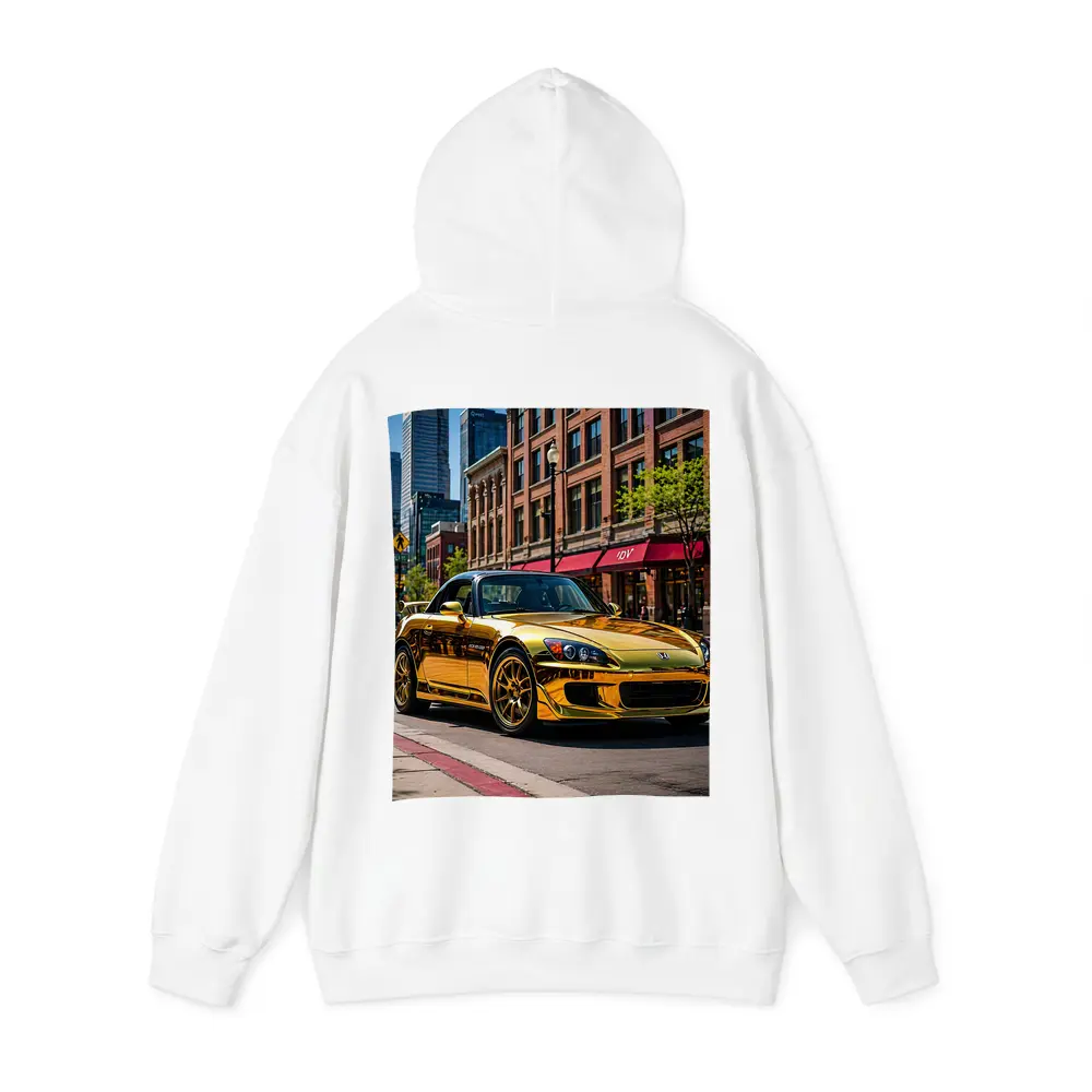 Gold Honda S2000 Downtown City Street – Hoodies
