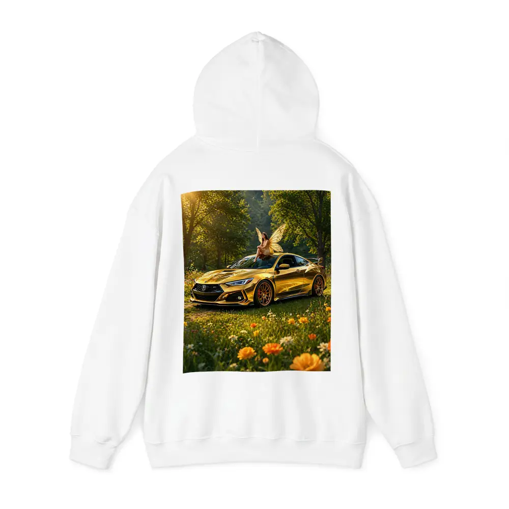 Gold Acura Integra Fairy Meadow Scene – Hoodies