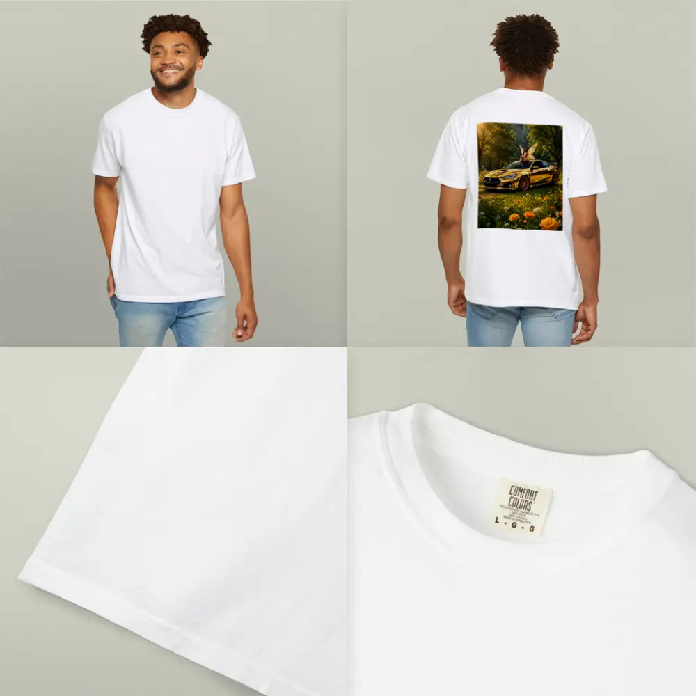 Gold Acura Integra Fairy Meadow Scene – T-Shirts