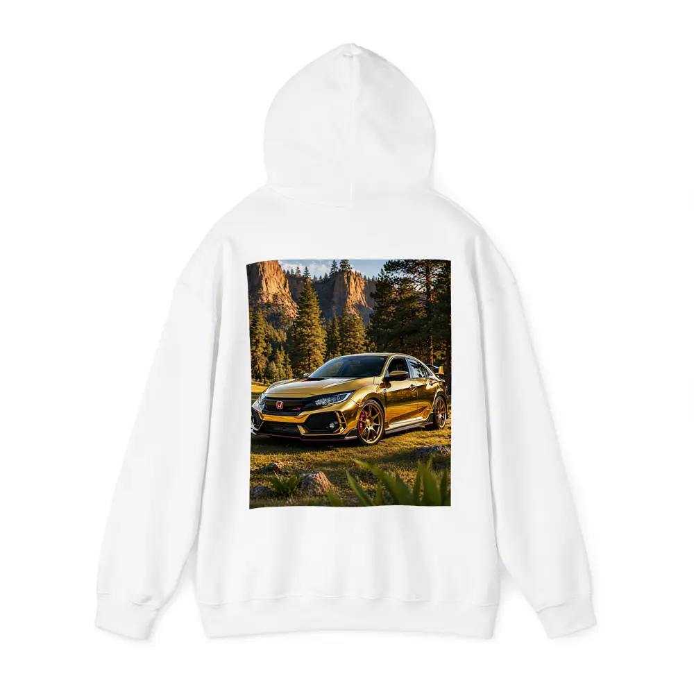 Gold Honda Civic Type R Mountain Forest – Hoodies