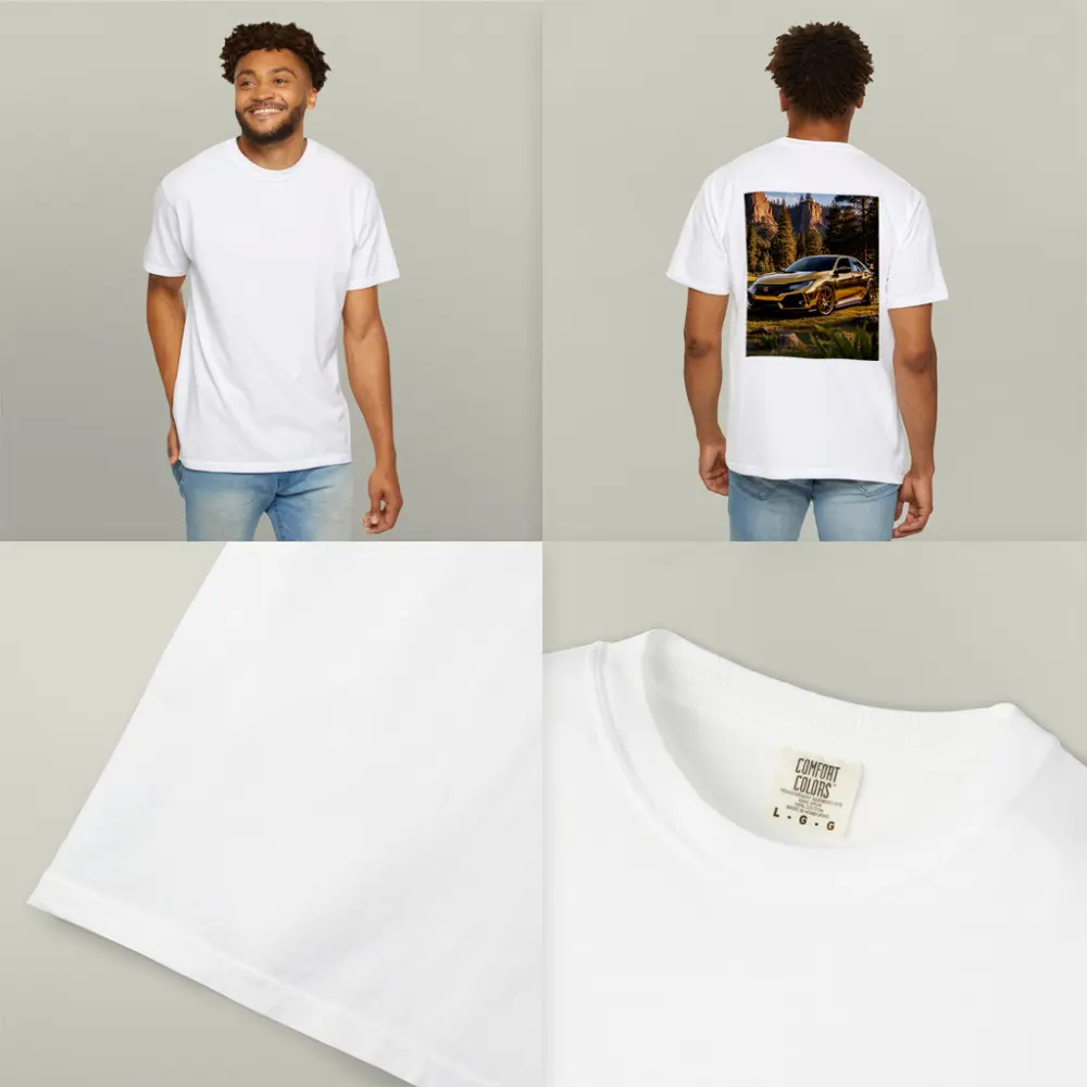 Gold Honda Civic Type R Mountain Forest – T-Shirts