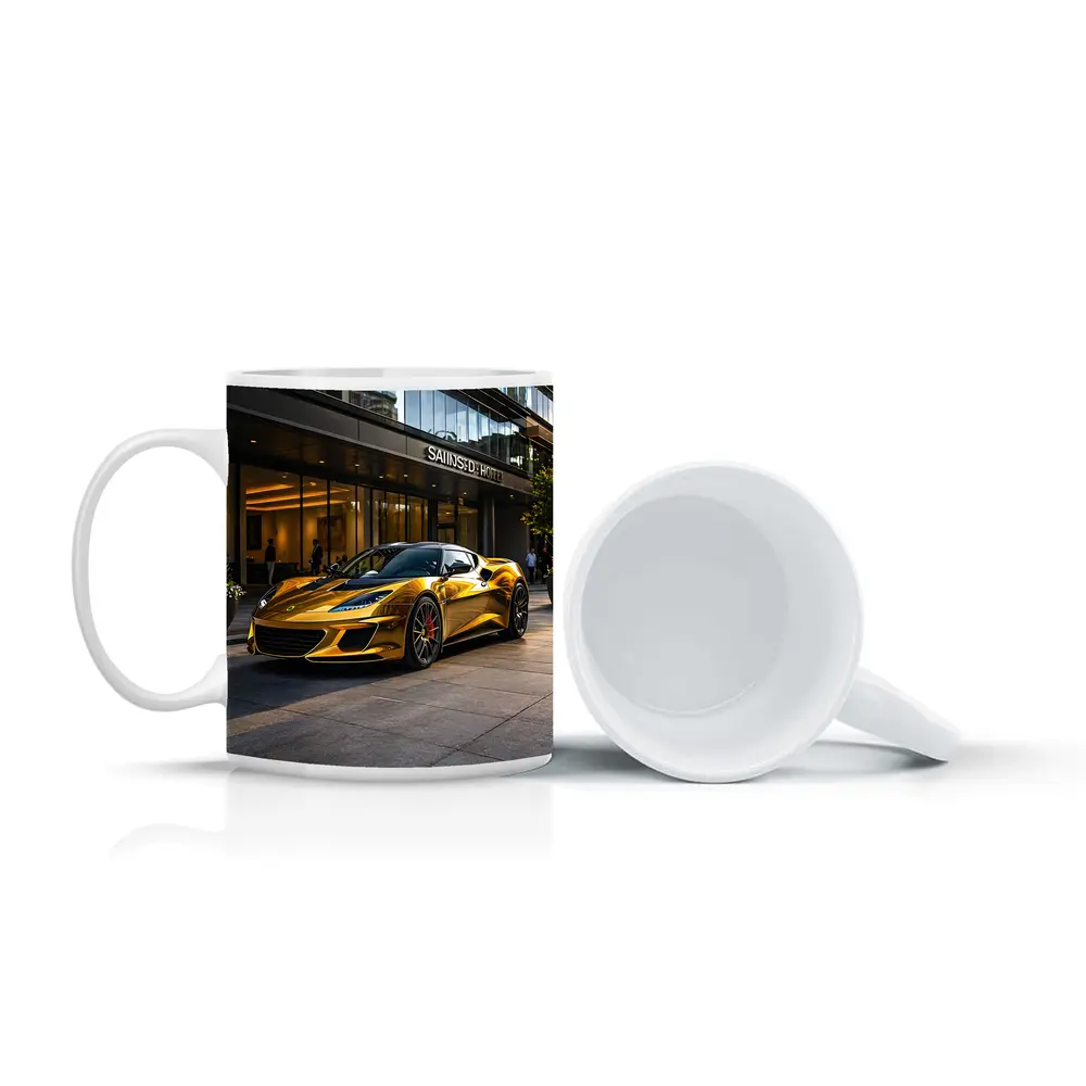 Lotus Evora Gold Chrome City Hotel Setting – Mugs