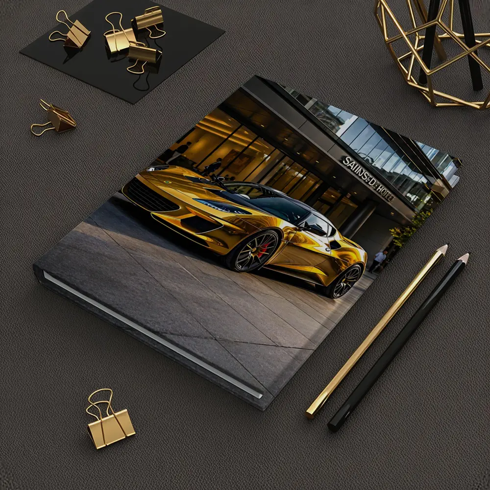 Lotus Evora Gold Chrome City Hotel Setting – Notebooks