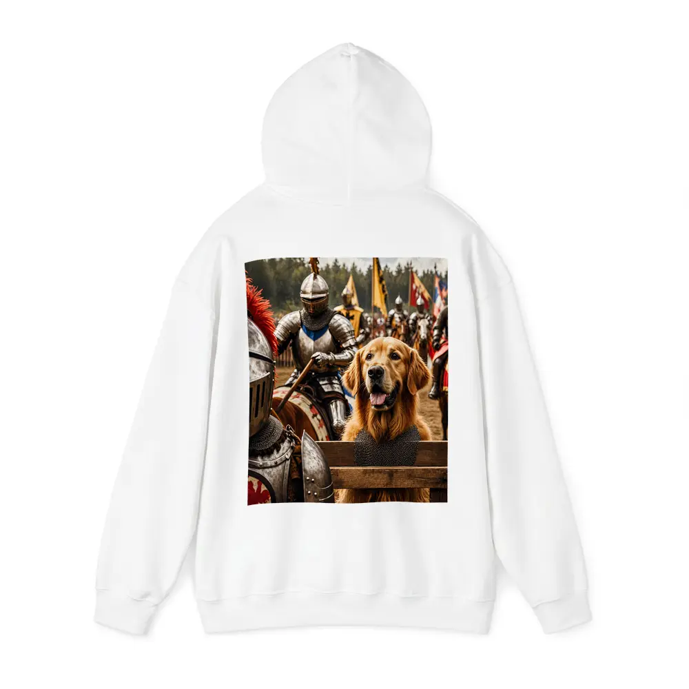 Golden Retriever Knight Medieval Tournament Battle – Hoodies