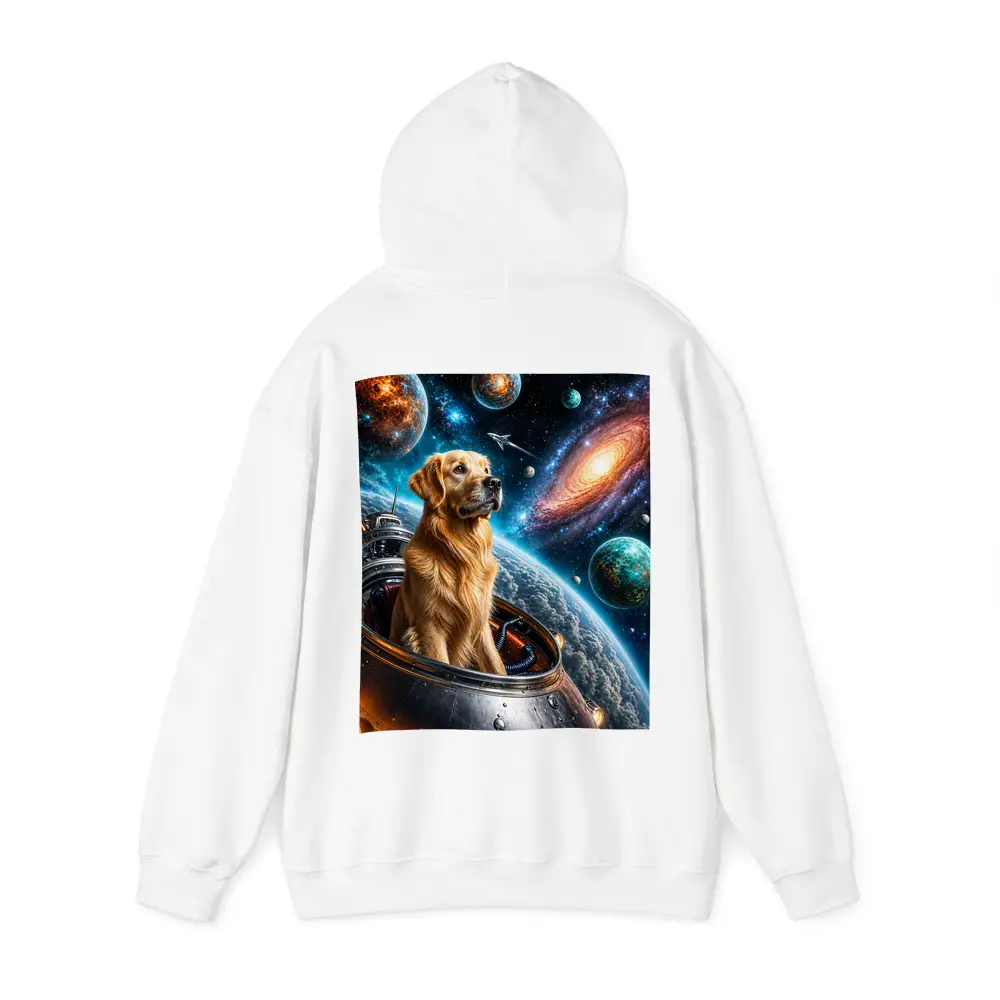 Golden Retriever Space Explorer Galaxy Adventure – Hoodies