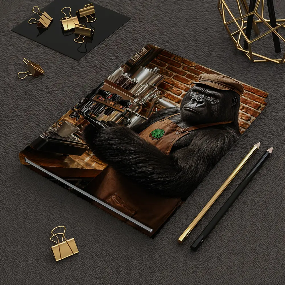 Gorilla Barista Working Espresso Machine Brick Cafe – Notebooks