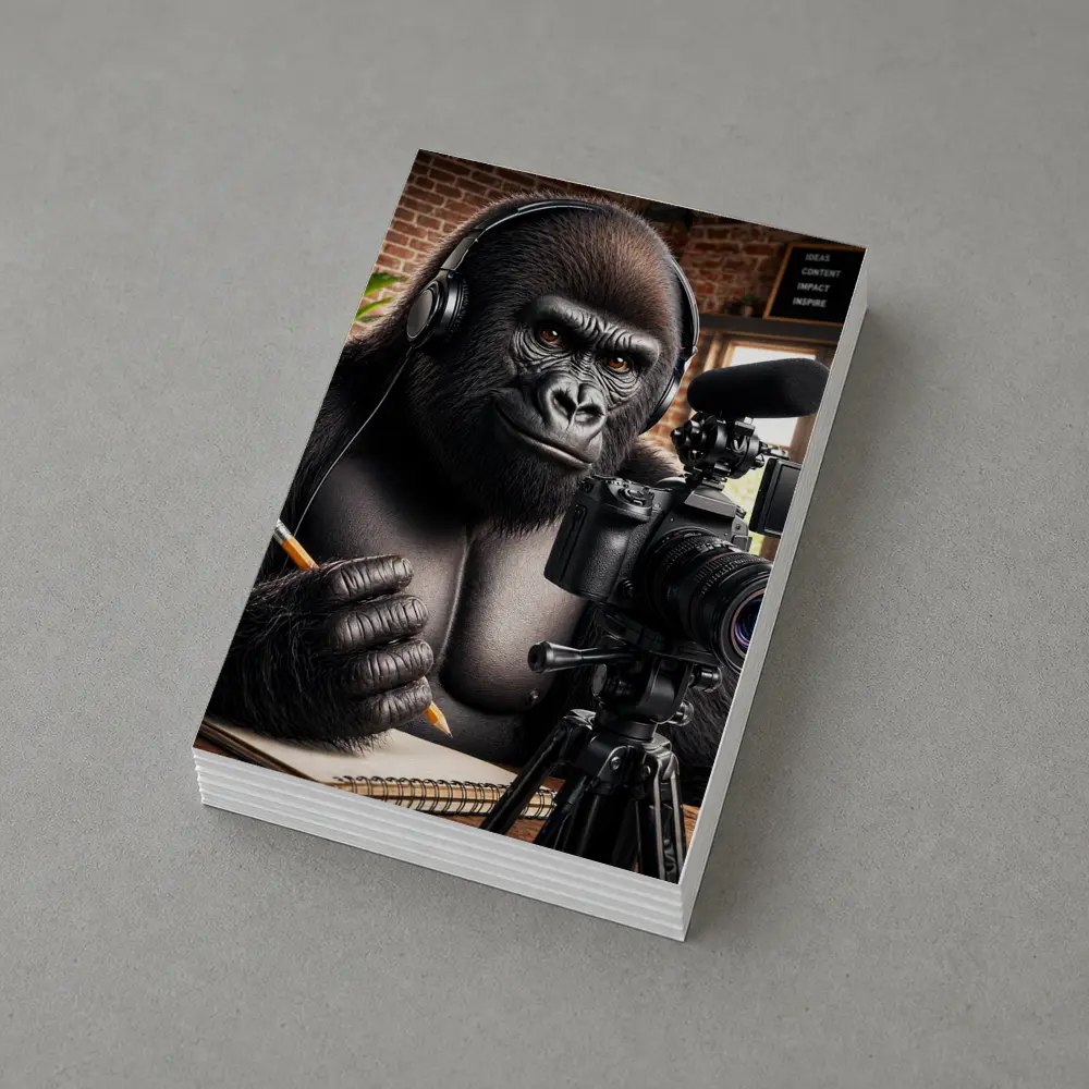 Gorilla Content Creator Studio Desk Setup – Postcards
