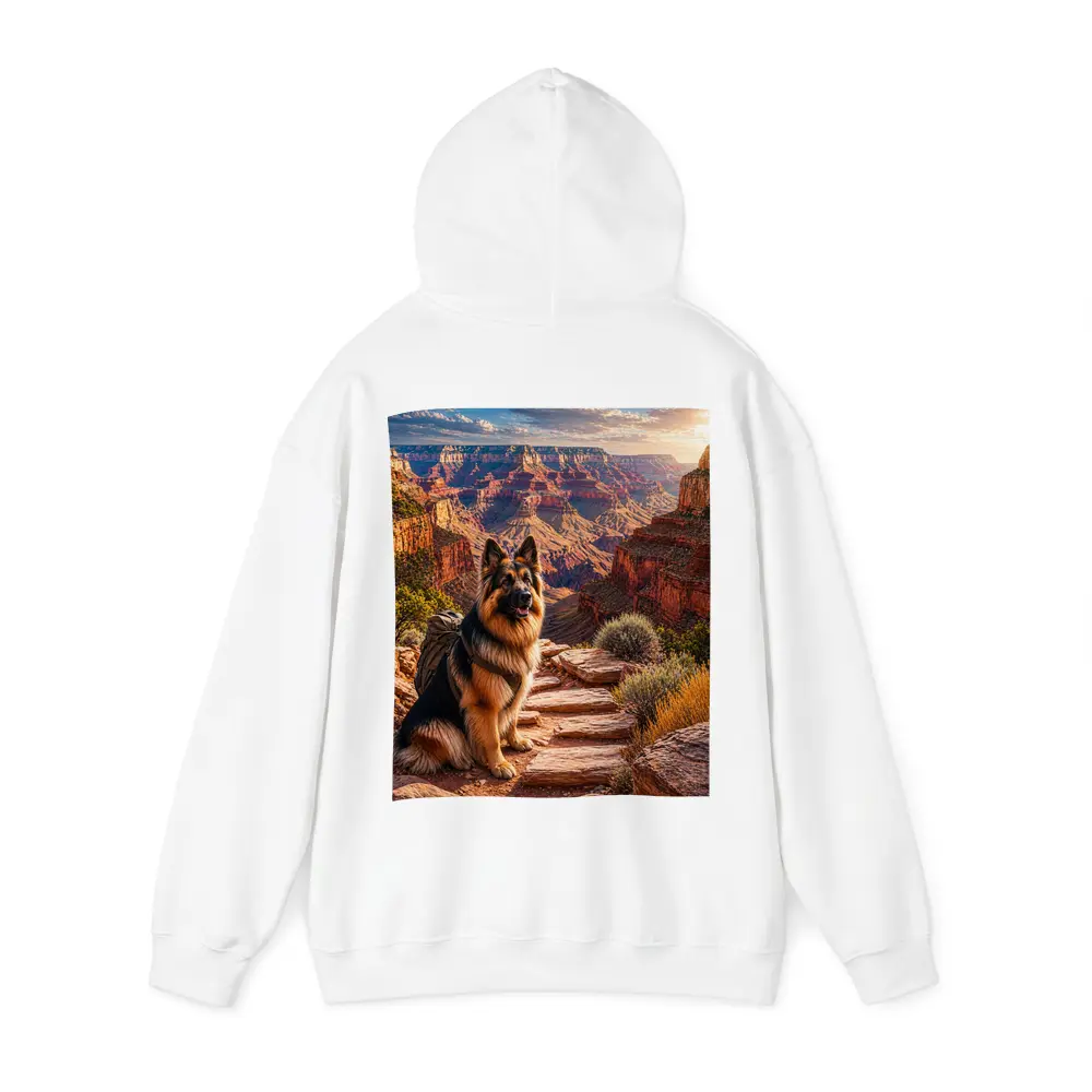 German Shepherd Dog at Grand Canyon Sunset – Hoodies