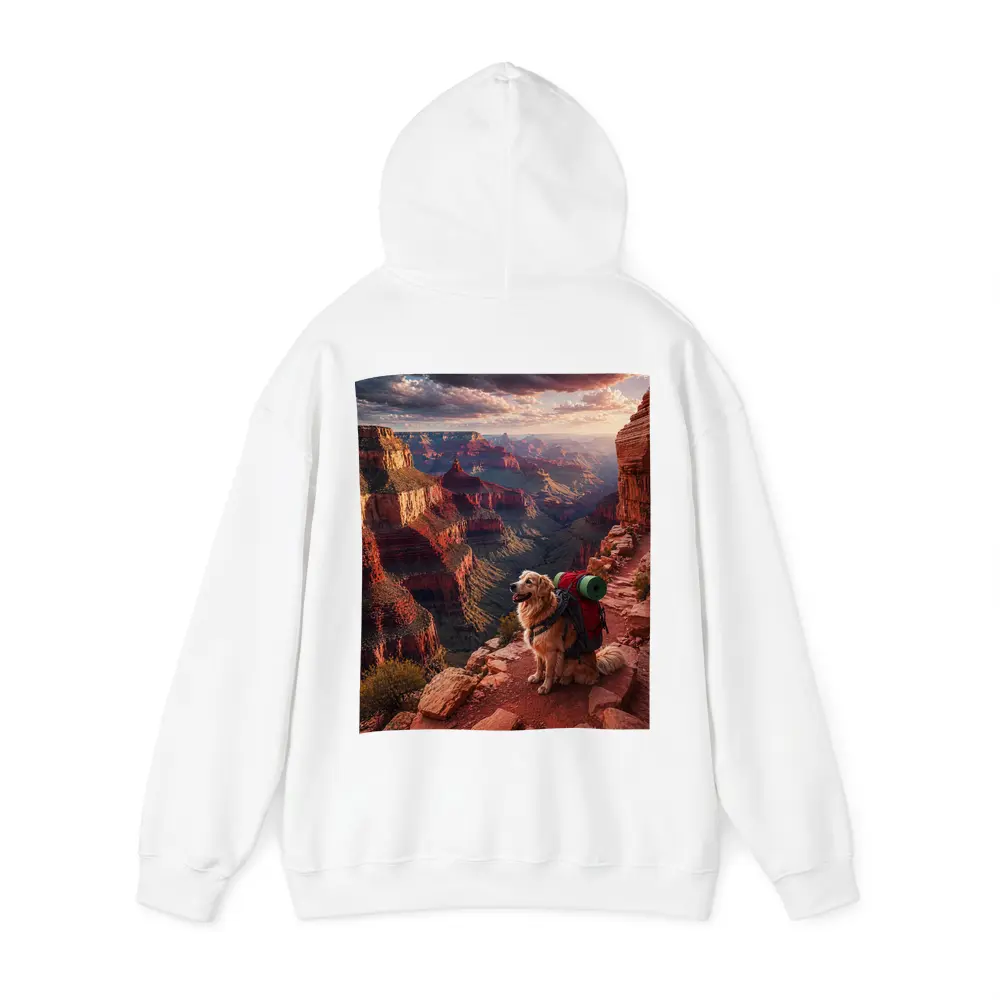 Golden Retriever Hiking Grand Canyon Sunset – Hoodies
