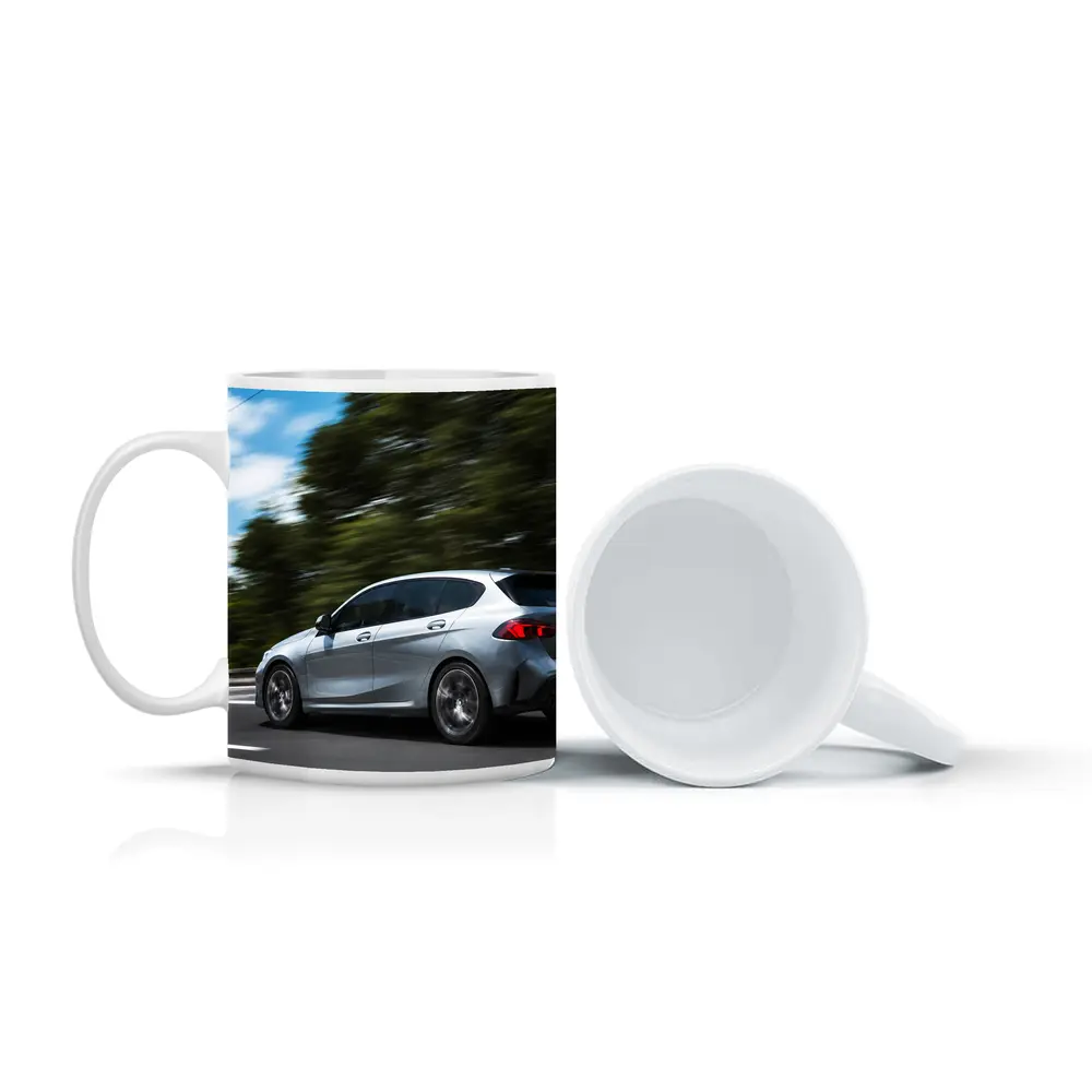 BMW 1 Series Hatchback Speeding On Road – Mugs