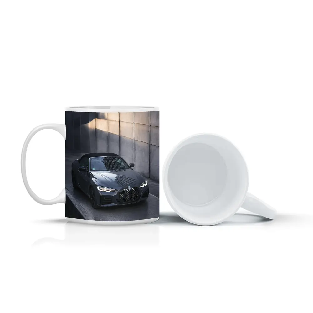 BMW 4 Series Convertible Gray Concrete Wall – Mugs