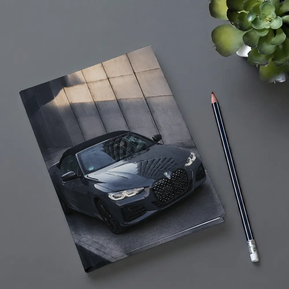 BMW 4 Series Convertible Gray Concrete Wall – Notebooks