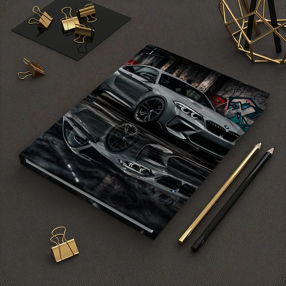 BMW M2 Gray Coupe Urban Garage Setting – Notebooks