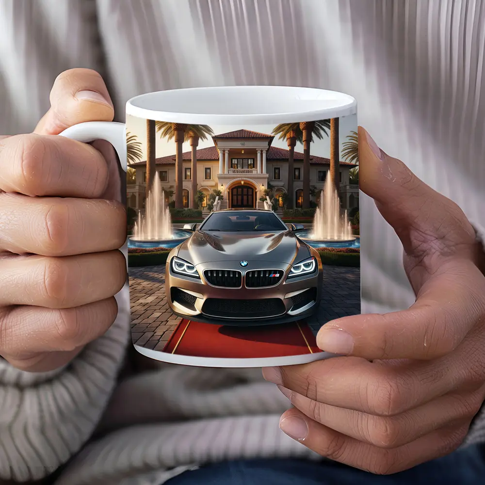 BMW M6 Gran Coupe Mansion Red Carpet – Mugs