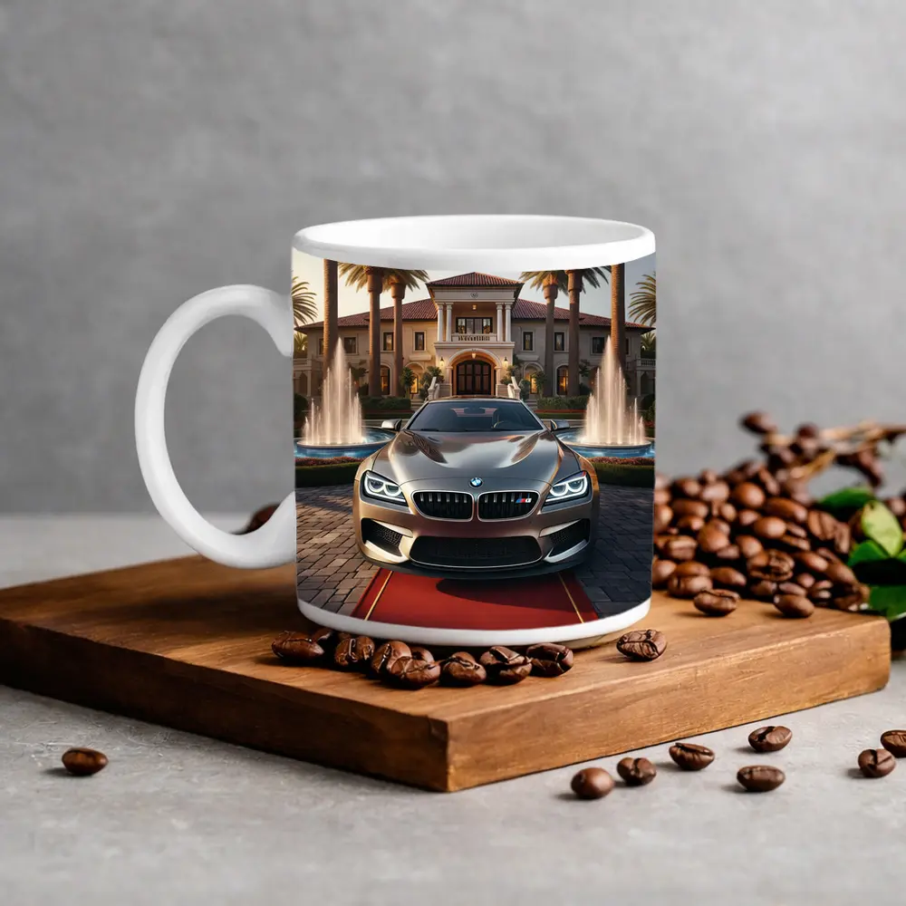 BMW M6 Gran Coupe Mansion Red Carpet – Mugs