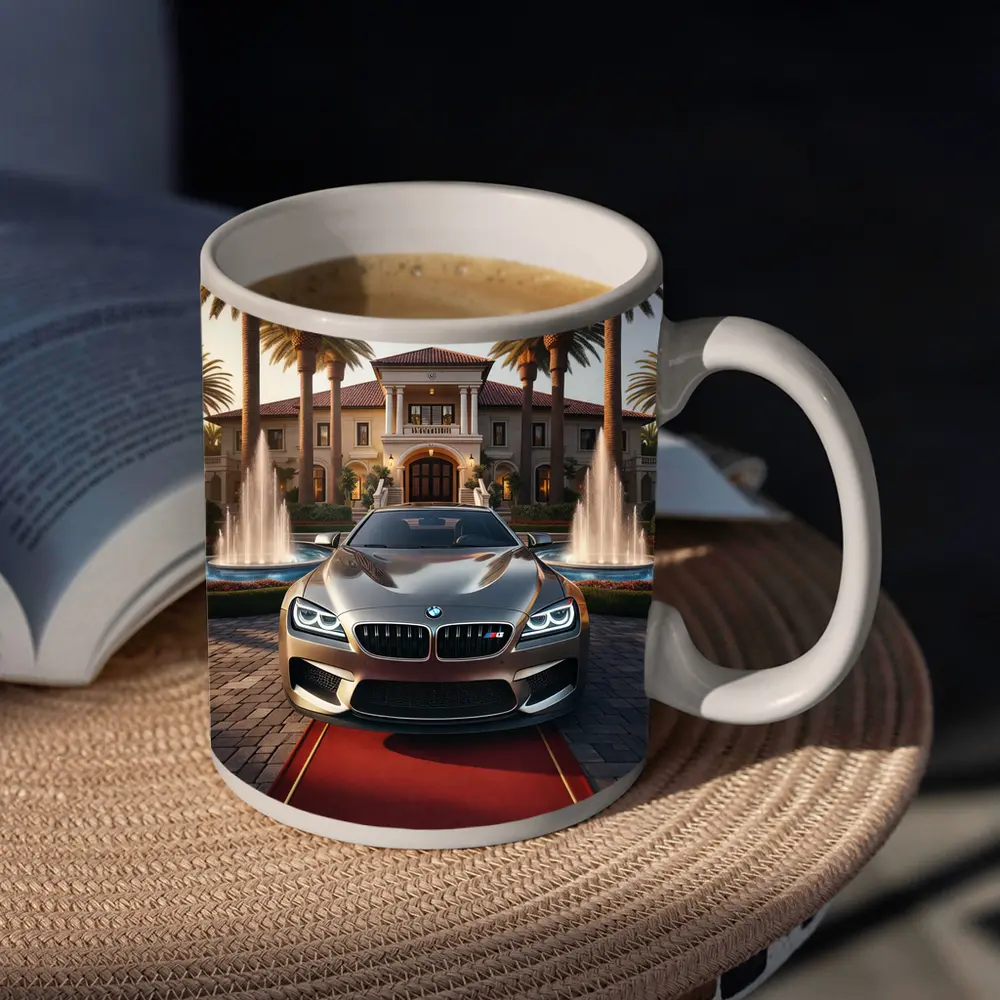 BMW M6 Gran Coupe Mansion Red Carpet – Mugs