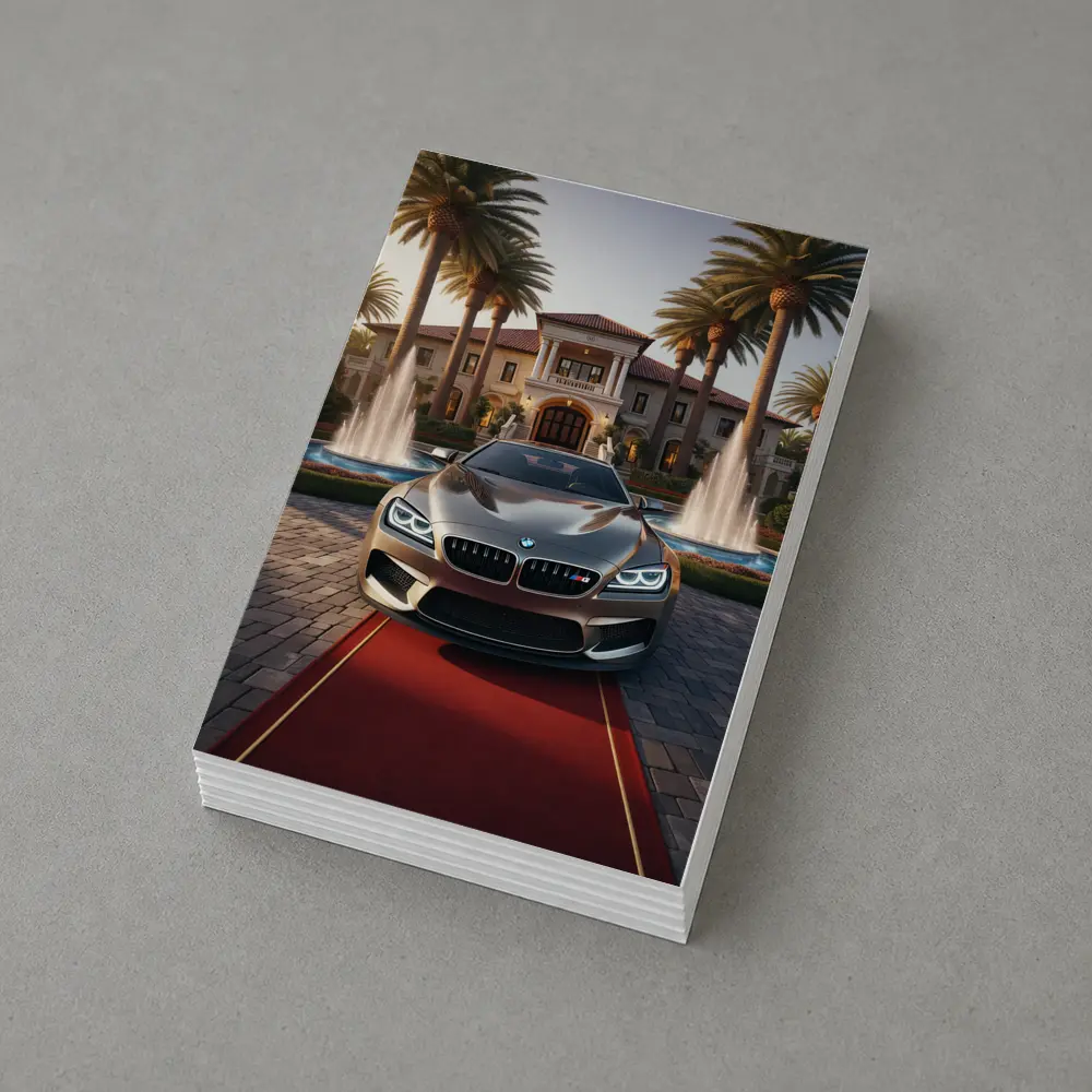 BMW M6 Gran Coupe Mansion Red Carpet – Postcards