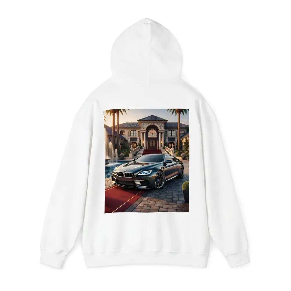BMW M6 Grand Coupe Luxury Mansion Driveway – Hoodies