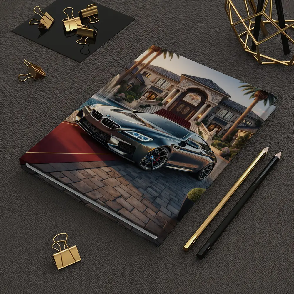 BMW M6 Grand Coupe Luxury Mansion Driveway – Notebooks