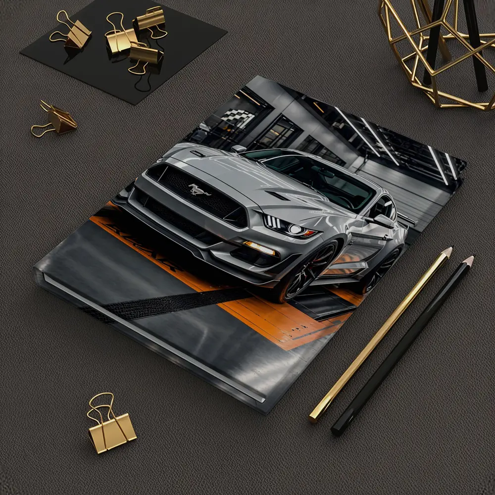 Ford Mustang GT Silver Track Garage – Notebooks