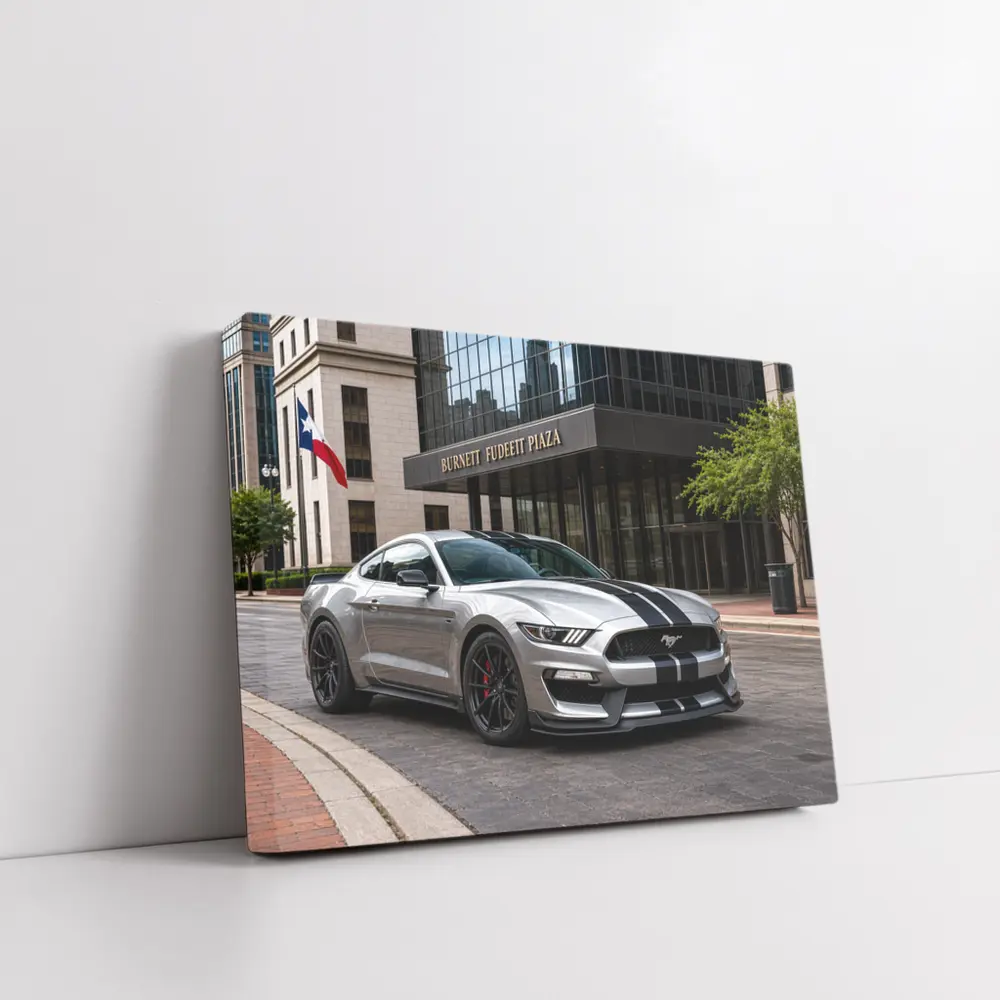 Ford Mustang Shelby GT500 Dallas City Street – Wall Art