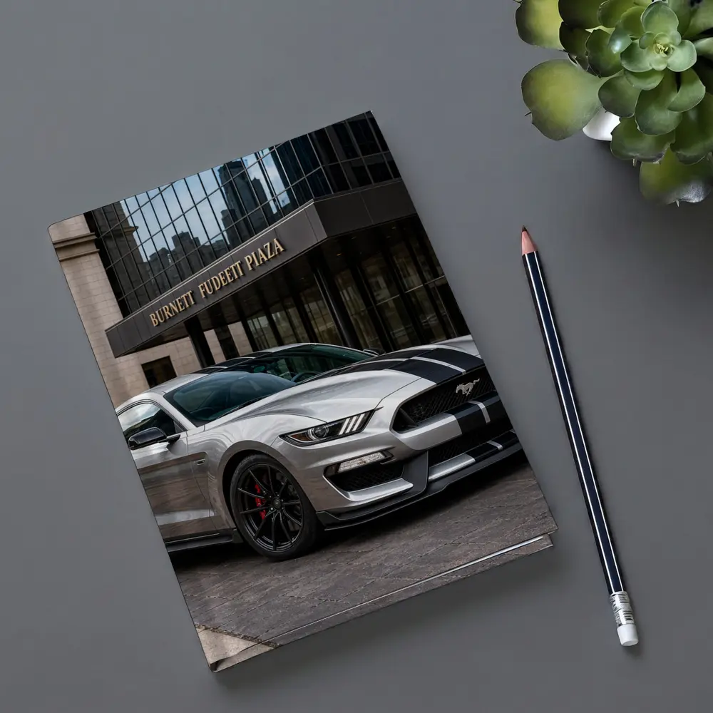 Ford Mustang Shelby GT500 Dallas City Street – Notebooks