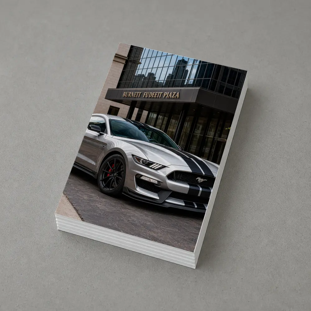 Ford Mustang Shelby GT500 Dallas City Street – Postcards