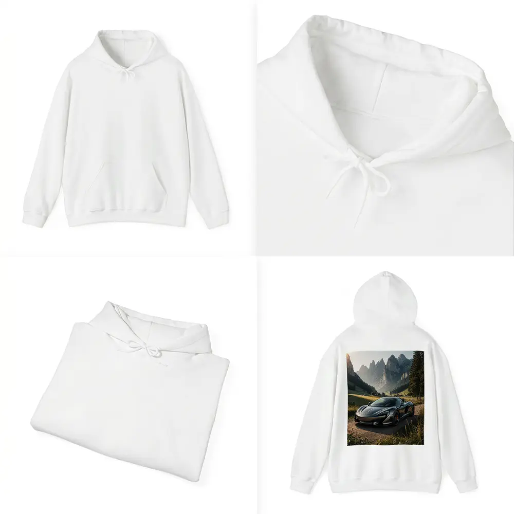 McLaren 570S Gray Supercar Mountain Valley – Hoodies