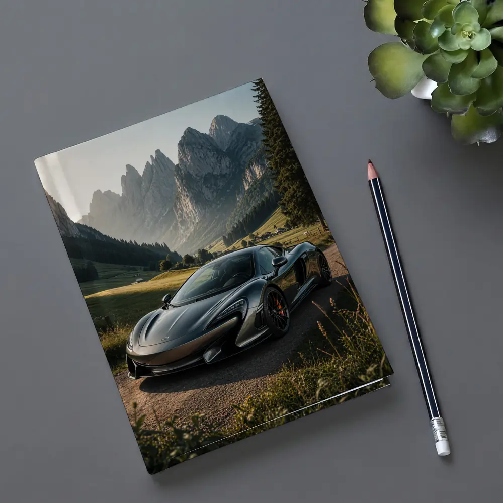 McLaren 570S Gray Supercar Mountain Valley – Notebooks