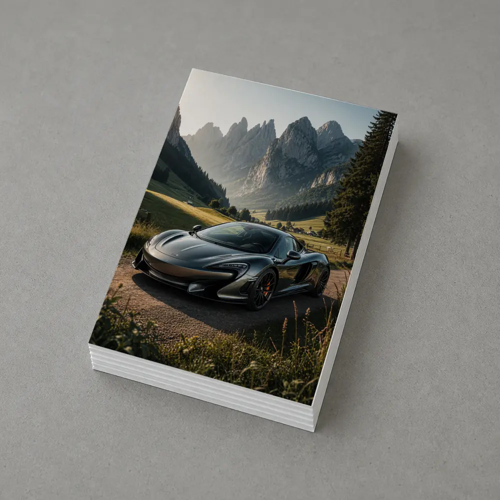 McLaren 570S Gray Supercar Mountain Valley – Postcards