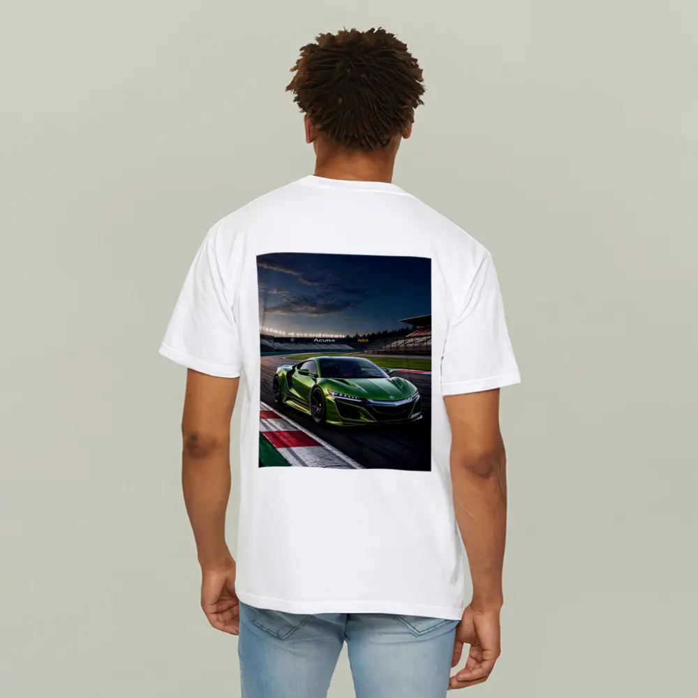 Acura NSX Green Sports Car Race Track – T-Shirts