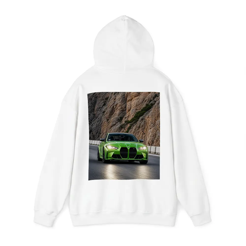 BMW M3 Green Sedan Rocky Mountain Road – Hoodies
