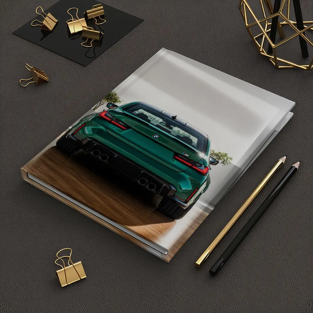 BMW M3 Green Rear View Indoor Showroom – Notebooks