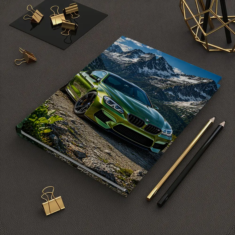 BMW M6 Green Mountain Rocky Landscape – Notebooks