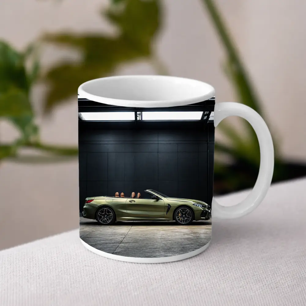 BMW M8 Convertible Olive Green Dark Studio – Mugs