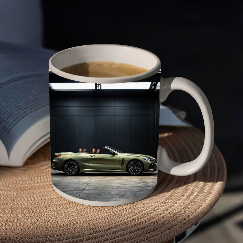 BMW M8 Convertible Olive Green Dark Studio – Mugs