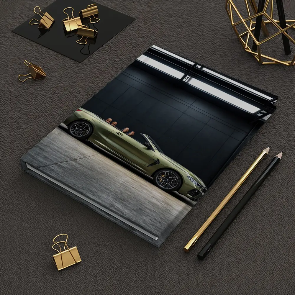 BMW M8 Convertible Olive Green Dark Studio – Notebooks