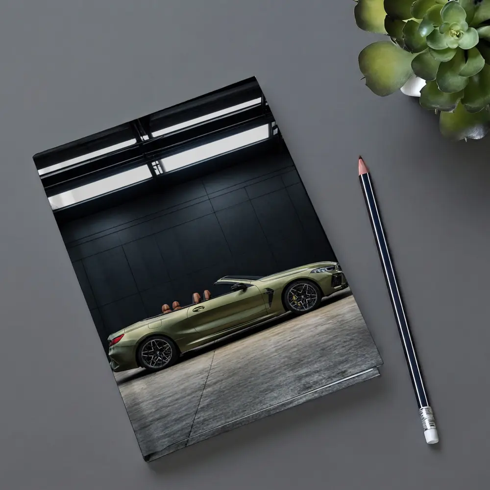 BMW M8 Convertible Olive Green Dark Studio – Notebooks