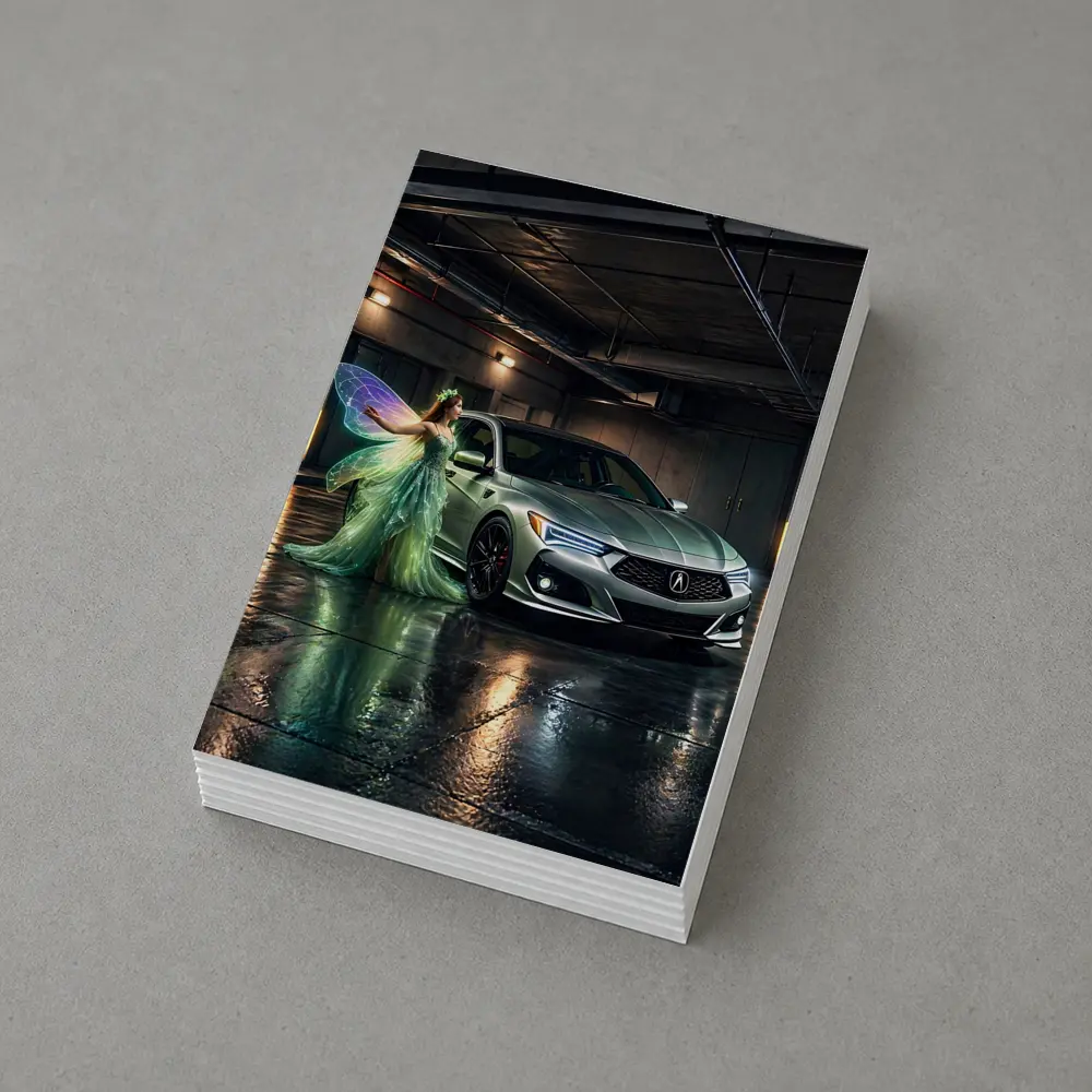 Green Fairy Acura TLX Underground Garage – Postcards