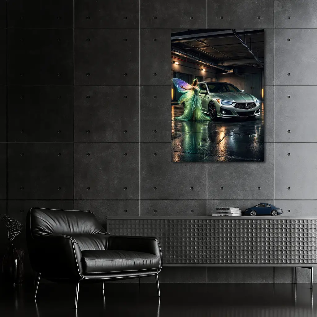 Green Fairy Acura TLX Underground Garage – Wall Art