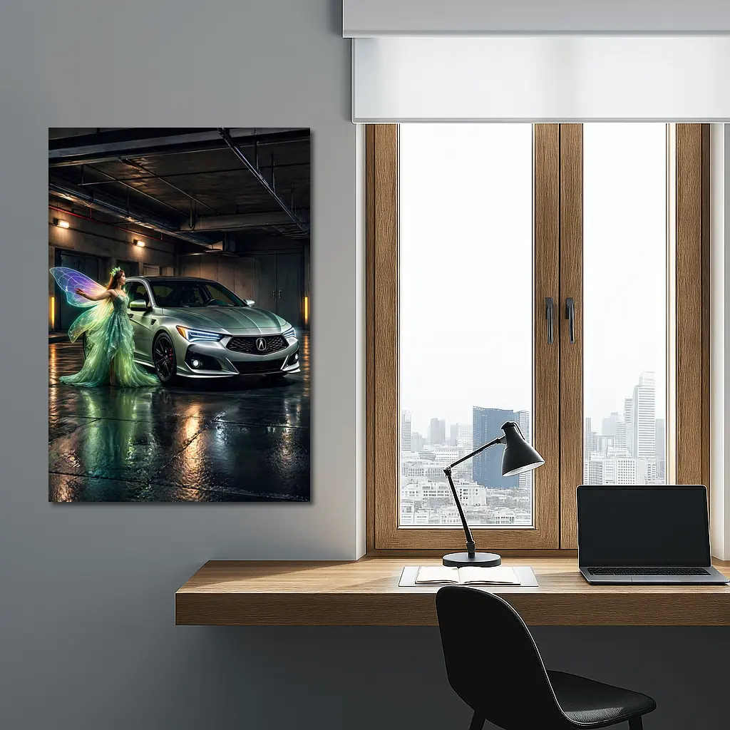 Green Fairy Acura TLX Underground Garage – Wall Art