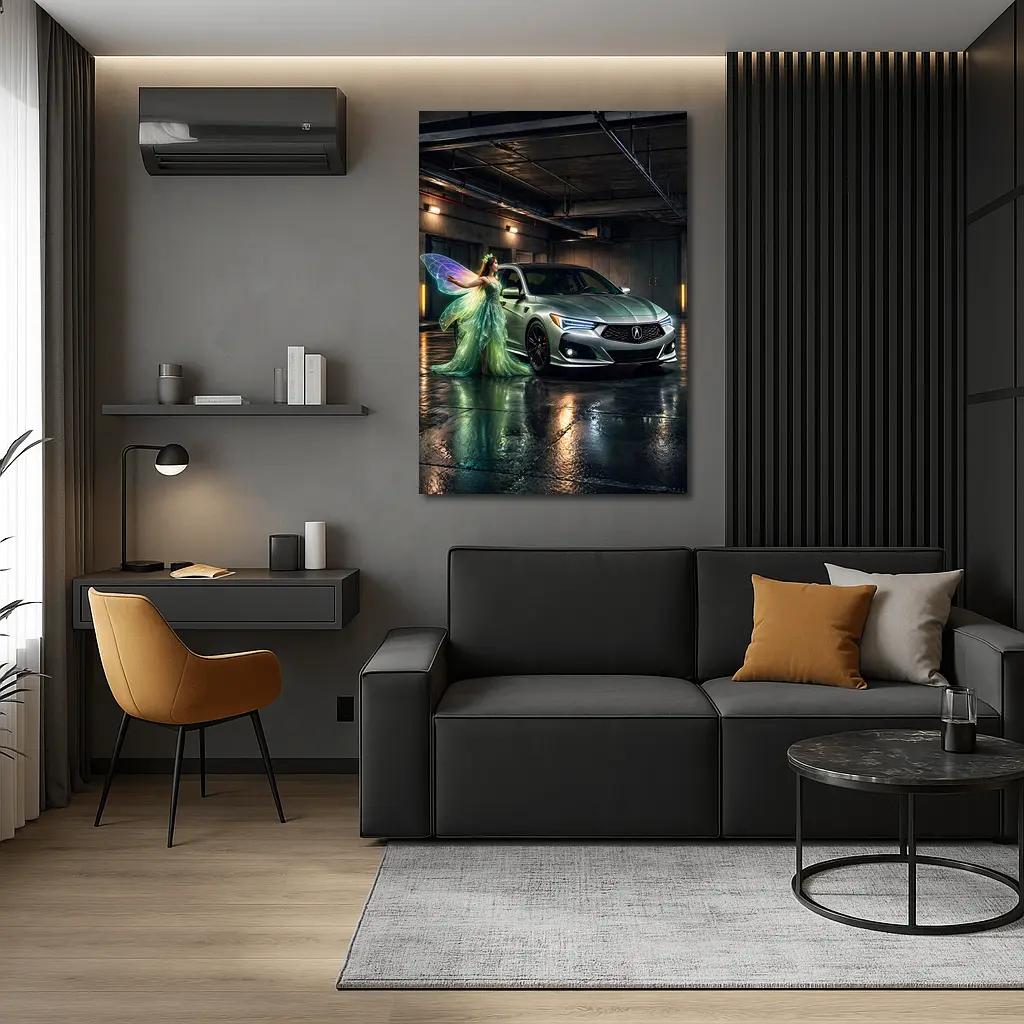 Green Fairy Acura TLX Underground Garage – Wall Art