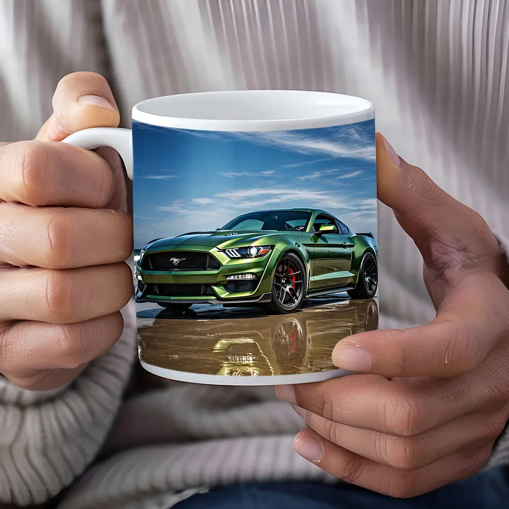 Ford Mustang Shelby GT500 Green Beach – Mugs