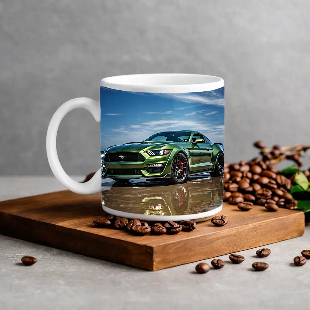 Ford Mustang Shelby GT500 Green Beach – Mugs