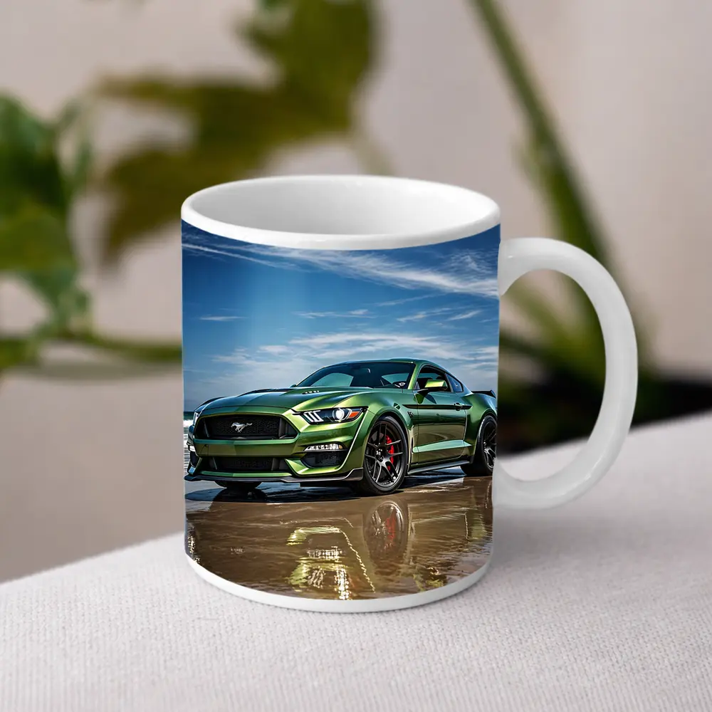 Ford Mustang Shelby GT500 Green Beach – Mugs