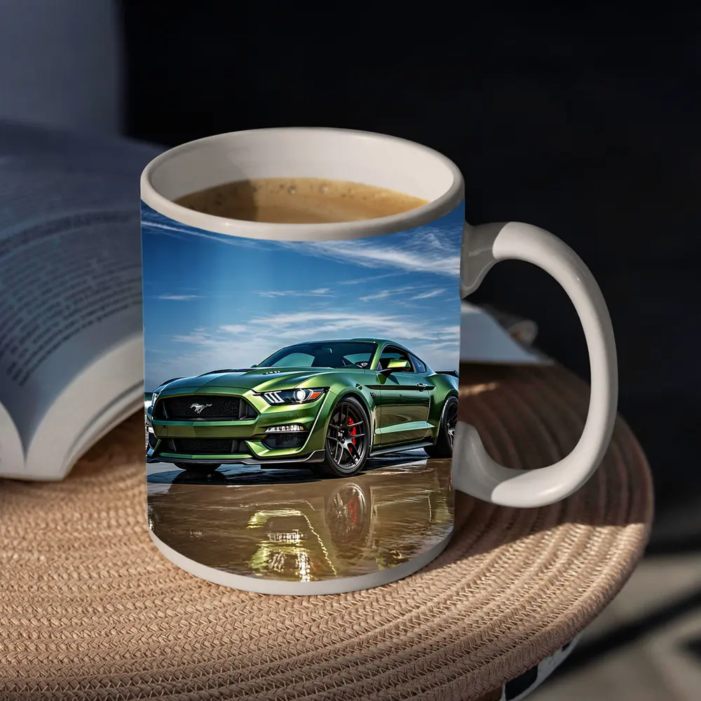 Ford Mustang Shelby GT500 Green Beach – Mugs