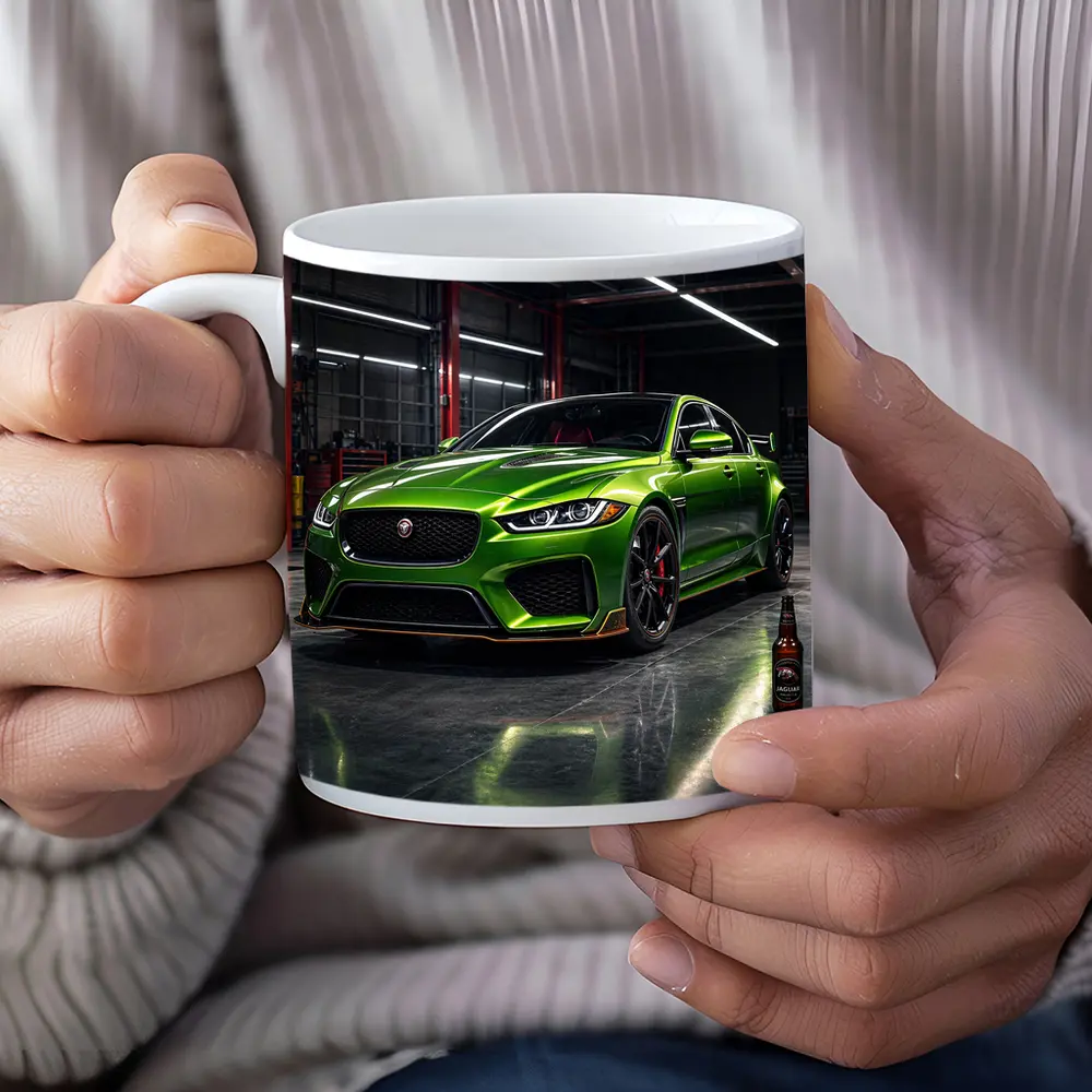 Jaguar XE SV Project Eight Green Garage – Mugs