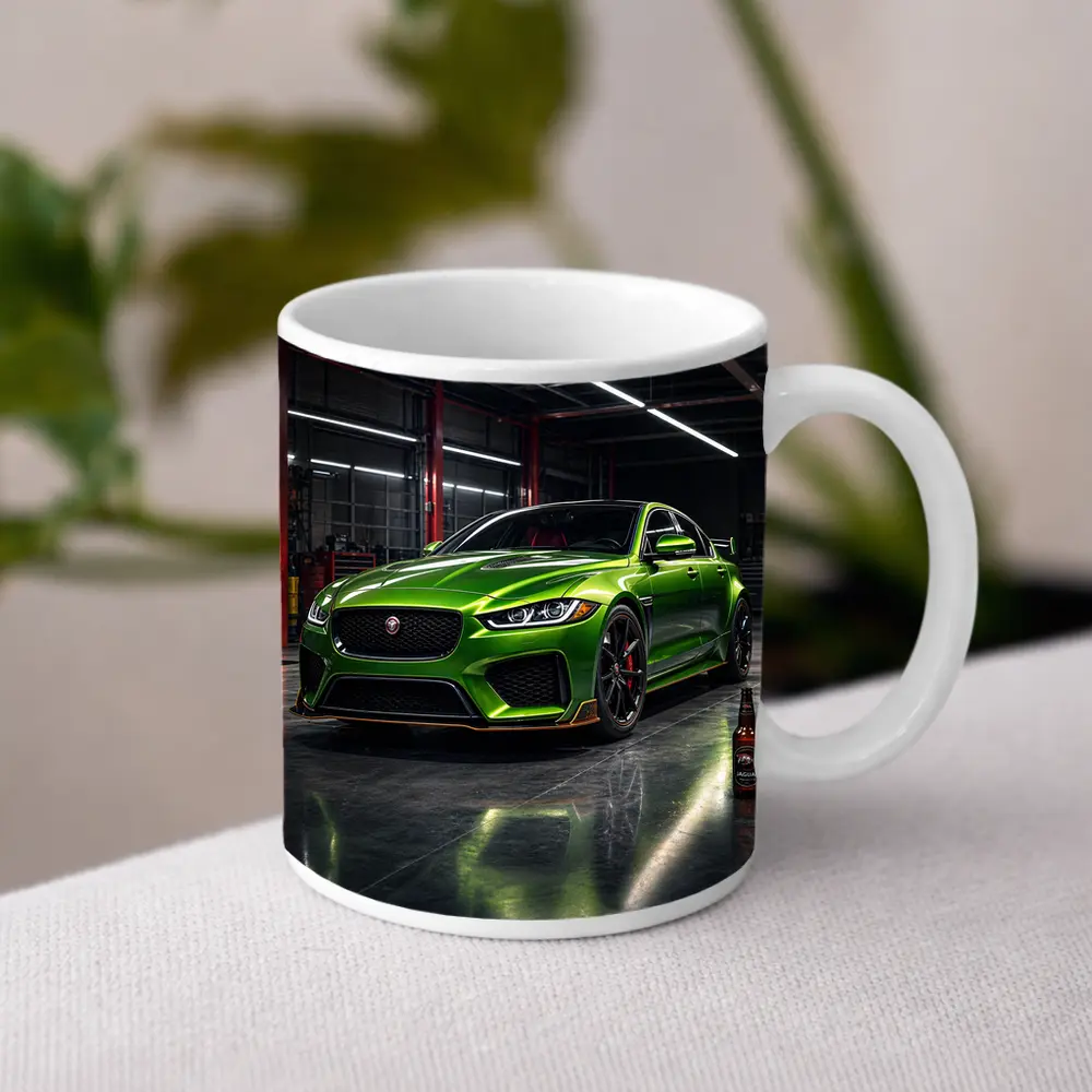 Jaguar XE SV Project Eight Green Garage – Mugs
